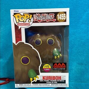 Funko Pop #1455 - Flocked, Glows in the dark & AAA Anime Exclusive Kuriboh